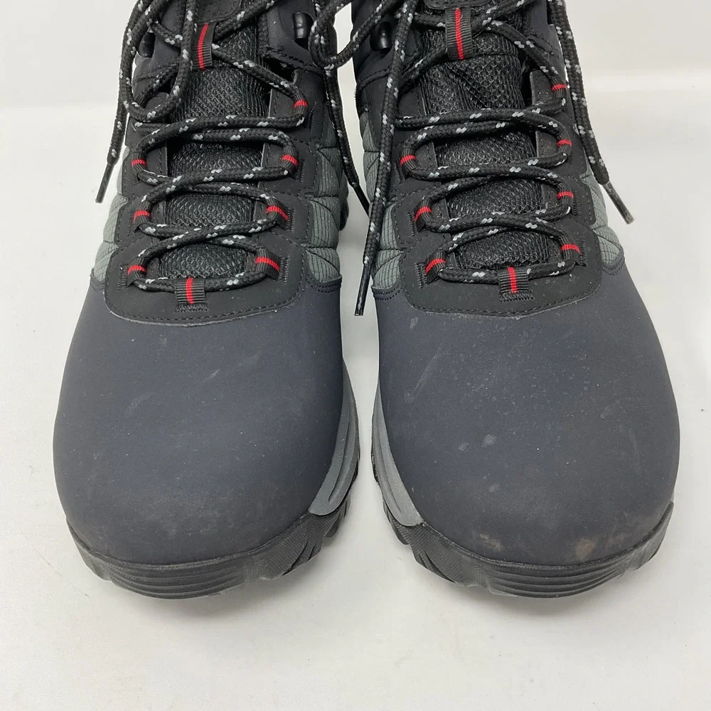 Columbia Granite Trail Mid Waterproof Hiking Boots Mens 12W Black BI7619-010